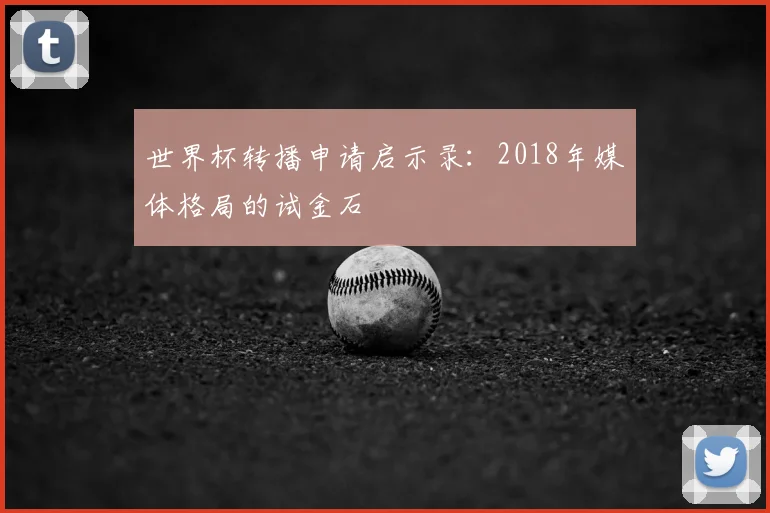 世界杯转播申请启示录：2018年媒体格局的试金石