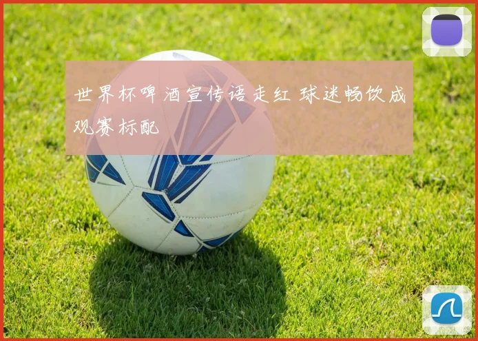 世界杯啤酒宣传语走红 球迷畅饮成观赛标配